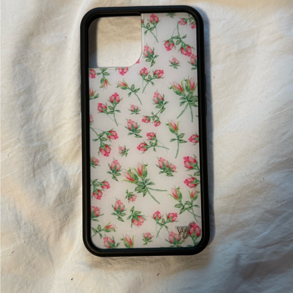 Wildflowers Black and White Floral Phone Case